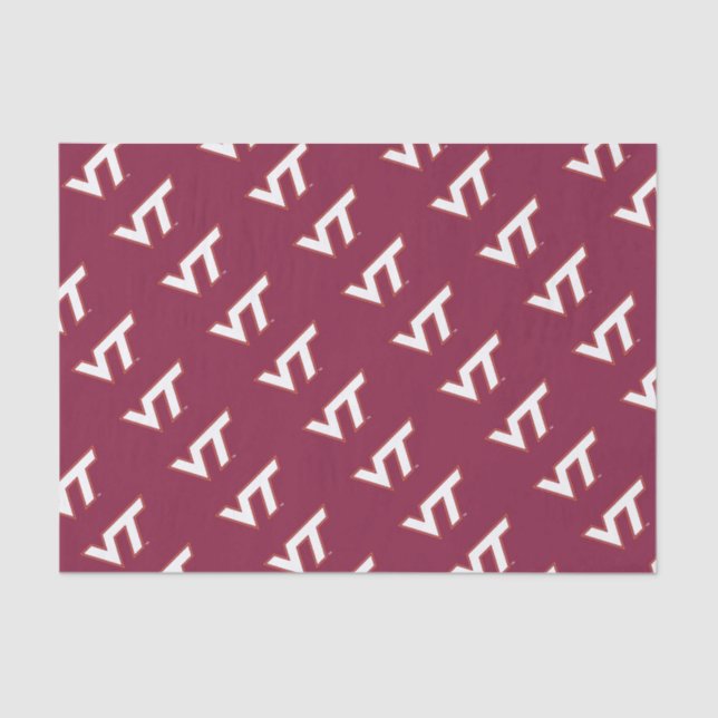 VT Virginia Tech Tissue Paper (Front)