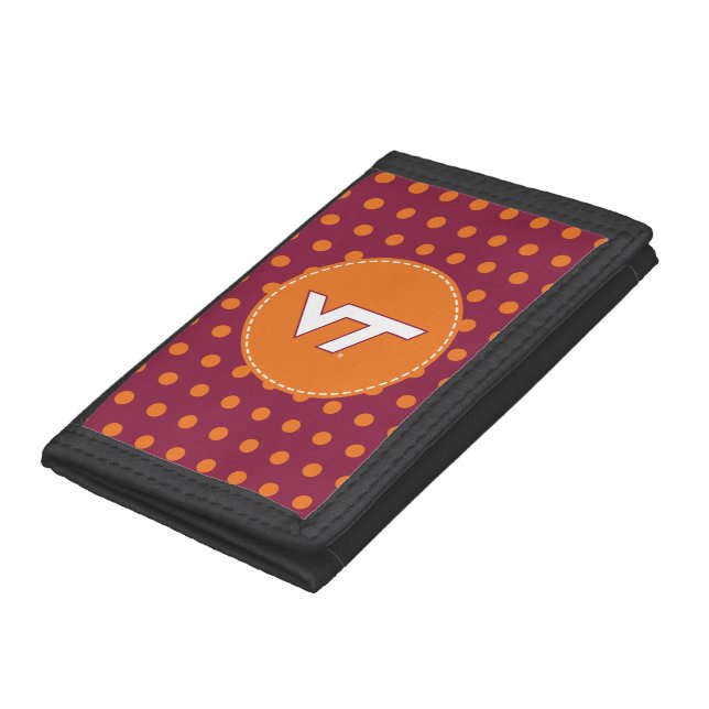 VT Virginia Tech Trifold Wallet (Bottom)