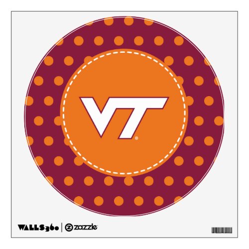 VT Virginia Tech Wall Decal