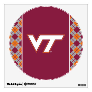 VT Virginia Tech Wall Sticker