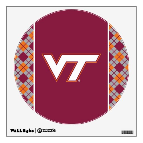 VT Virginia Tech Wall Sticker