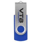 VTBCommunity USB Swivel Flash Drive (Back (Vertical))