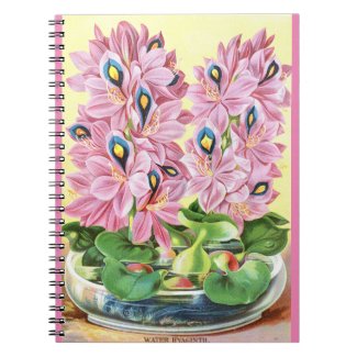 VTG Botanical Water Hyacinth Spiral Notebook