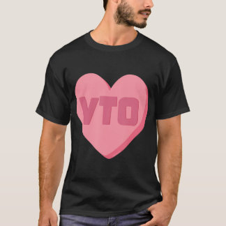 Vto Heart Valentines Day Candy Swagazon Associate T-Shirt