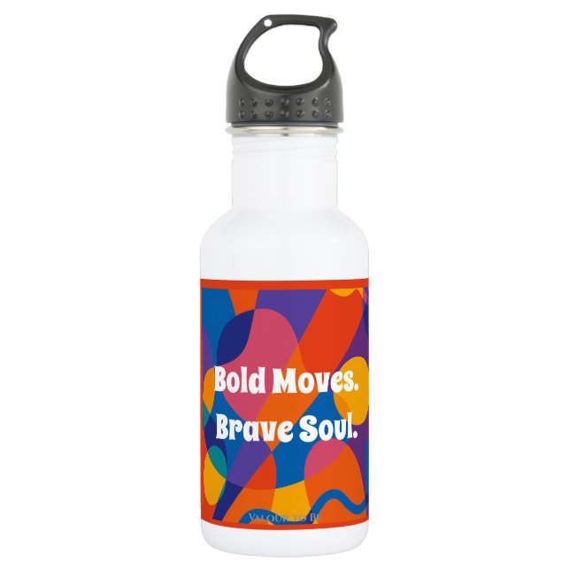VTVB-BOLDMOVES1-WB -  STAINLESS STEEL WATER BOTTLE (Front)