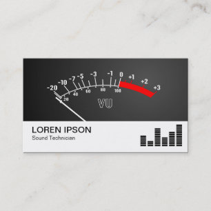 VU Meter 02 Business Card
