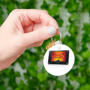 VU Meter Output Gauge Audio Level Meter Keychain