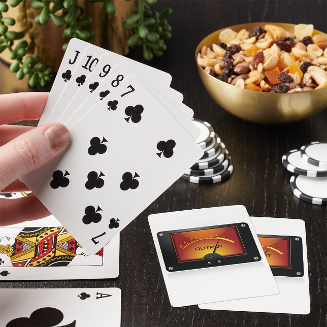 VU Meter Output Gauge Audio Level Meter Poker Cards (Creator Uploaded)