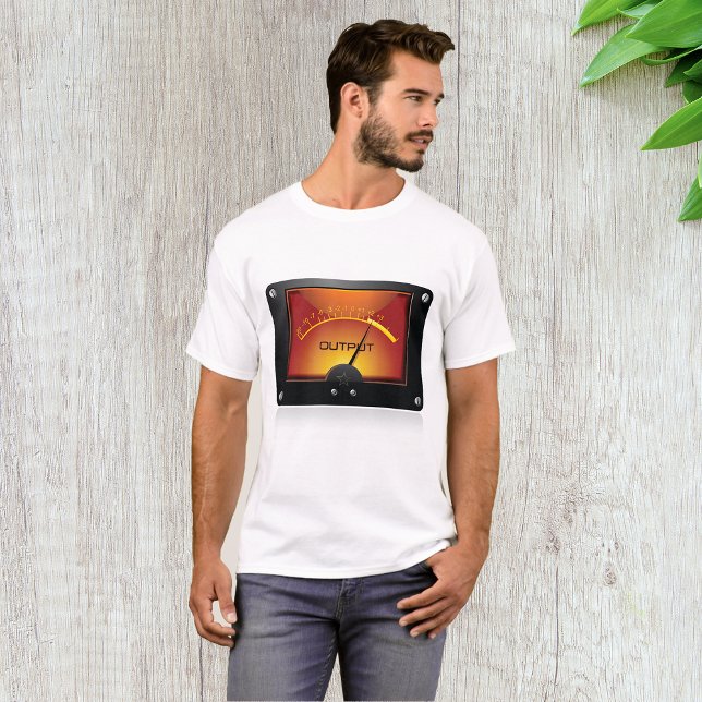 VU Meter Output Gauge Audio Level Meter T-Shirt (Creator Uploaded)