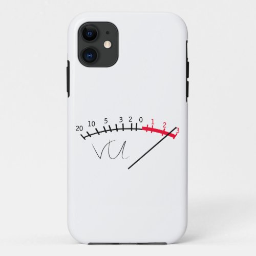 VU Meter Sound Level Studio  iPhone 11 Case