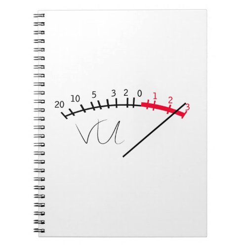 VU Meter Sound Level Studio  Notebook