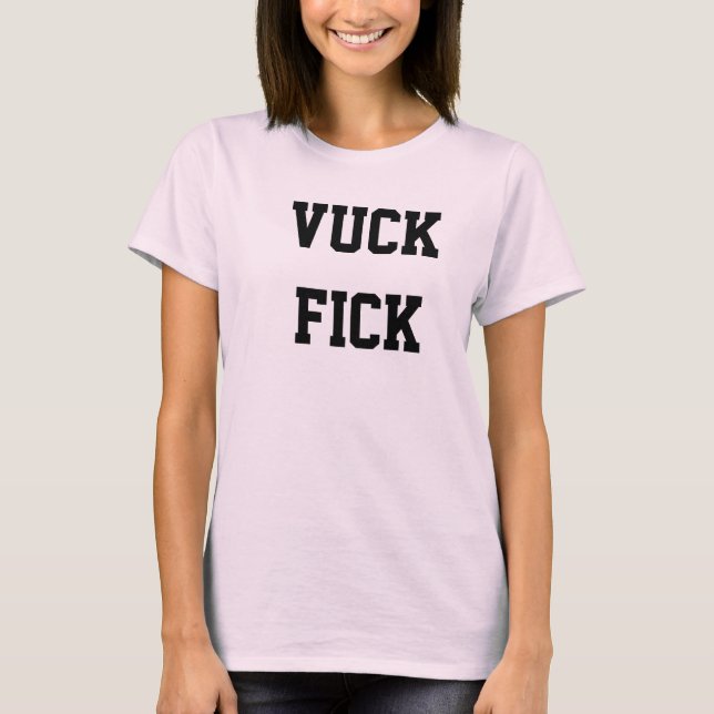 Vuck Fick Shirt Funny Michael Vick (Front)