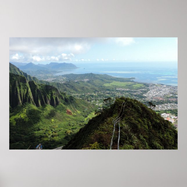 Vue des Stairway to Heaven (Hawaii) Poster (Front)
