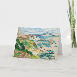 Vue Sur La Ponche, Saint-Tropez   Henri Manguin Card