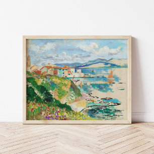 Vue Sur La Ponche, Saint-Tropez   Henri Manguin Poster