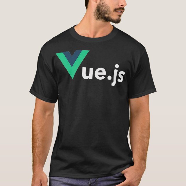VueJS Vuejs JavaScript Framework Premium _1  T-Shirt (Front)