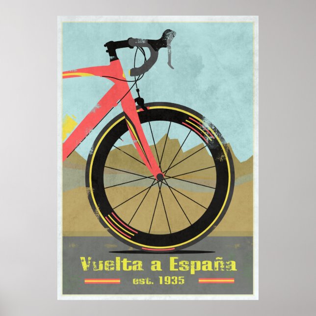 Vuelta a España Bike Poster (Front)
