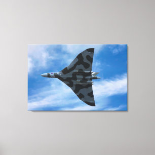 Vulcan bomber in flight canvas print