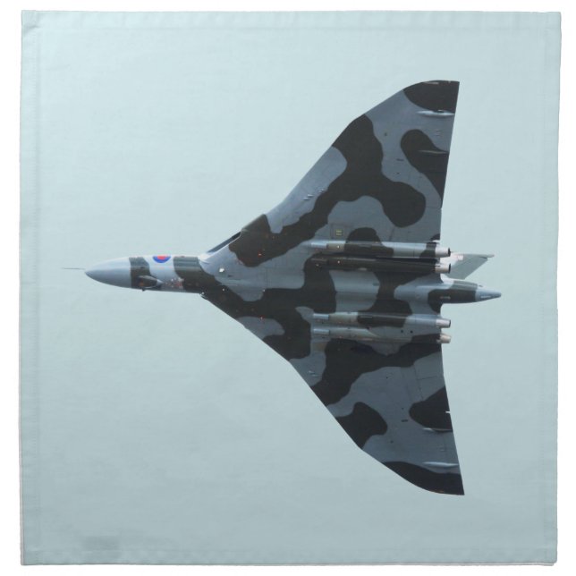 Vulcan bomber in flight napkin (Front)