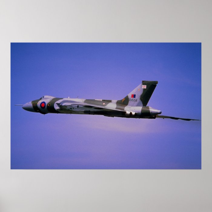Vulcan display flight at Boscombe Down, Wilts, Wil Posters