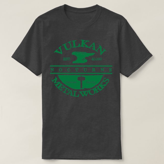 Vulkan Metal Works T T-Shirt (Design Front)