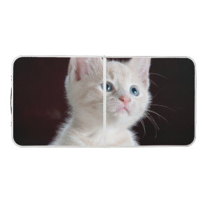 Vulnerable White Kitten Beer Pong Table