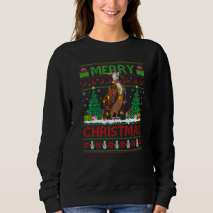 Vulture Bird  Xmas Tree Ugly Santa Vulture Christm Sweatshirt