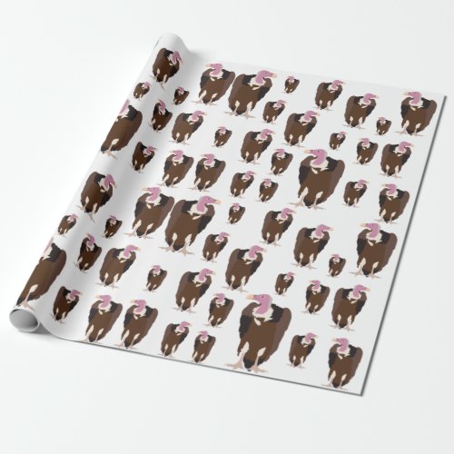 Vulture Birds Pattern   Wrapping Paper