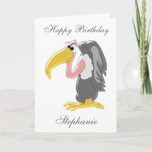 Vulture Birthday Card