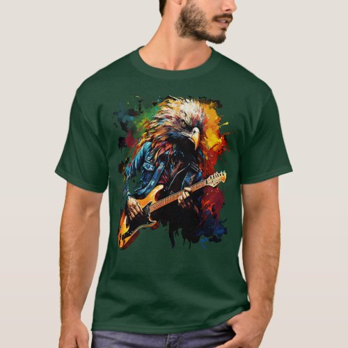 Vulture Playing Guitar T_Shirt