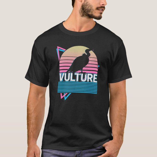 Vulture Retro   T-Shirt (Front)