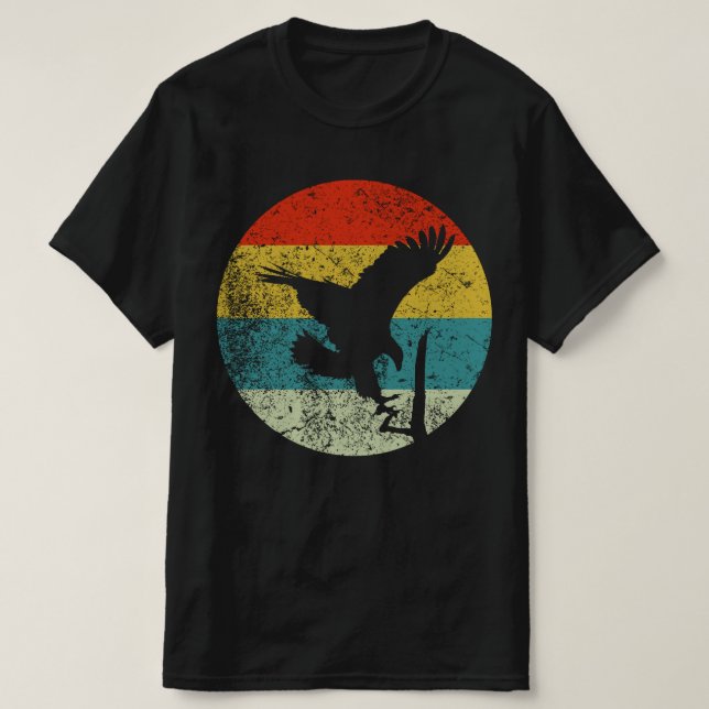 vulture  retro vintage  silhouette 70s T-Shirt (Design Front)
