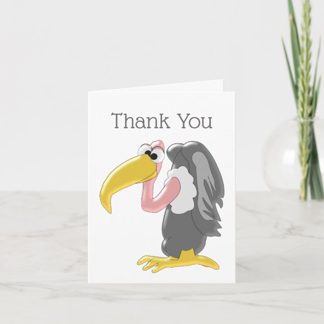 Vulture Thank You Card (Front)