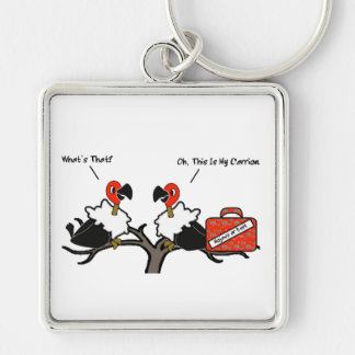 Vultures Carrion Carry-on Luggage Cartoon Keychain