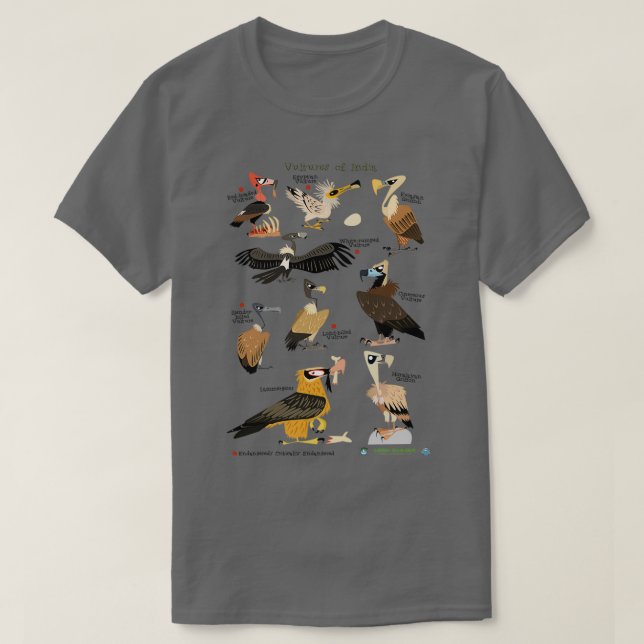 Vultures of India T-Shirt (Design Front)