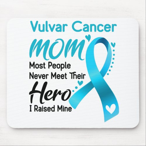 Vulvar Cancer Awareness Month Ribbon Gifts Mouse Pad