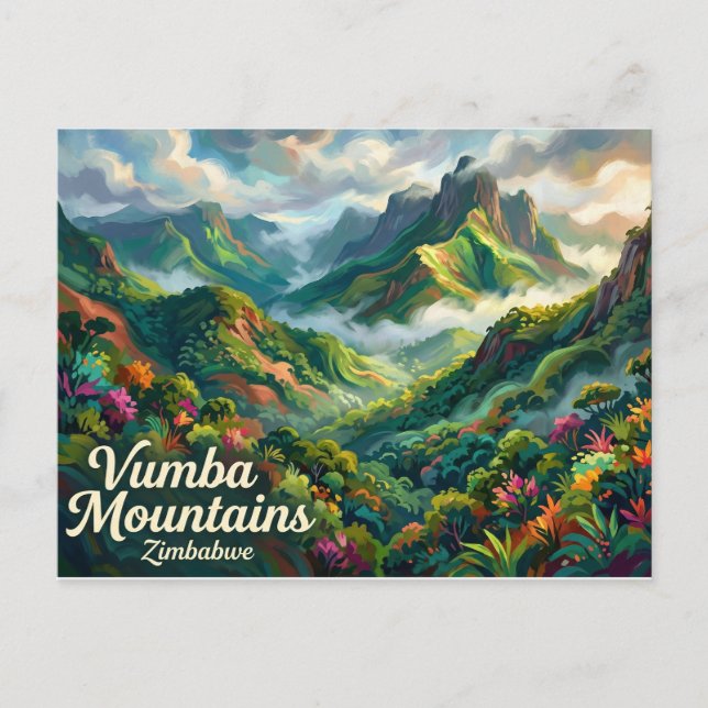Vumba Mountains Zimbabwe Postcard (Front)