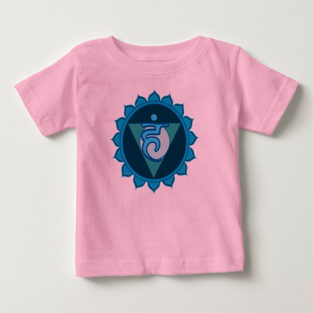 Vushuddha  Chakra Baby Bodysuit (Front)
