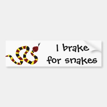Vw- Colorful Snake Primitive Art Bumper Sticker by tickleyourfunnybone at Zazzle