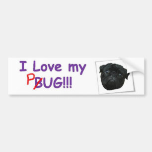 VW Pug Bumper Sticker