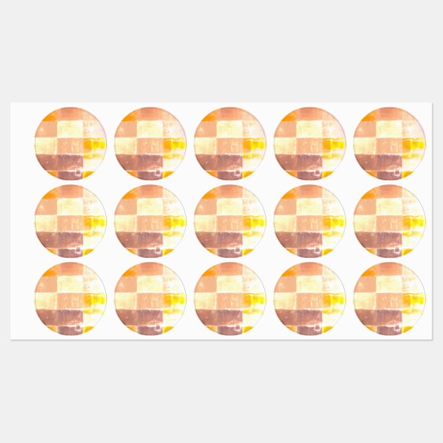 Vwndretti Yellow Soft Colors Labels (Sheet)