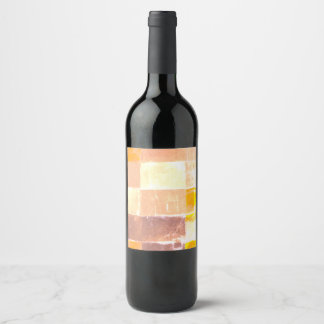 Vwndretti Yellow Soft Colors Wine Label