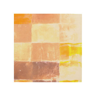 Vwndretti Yellow Soft Colors Wood Wall Art