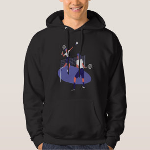 VXL Badminton Racquet Sport Woman Girl Strokes Hoodie