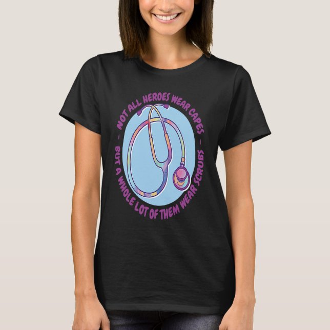 VXL Nurse Lifesavers Nursing Pediatric Medicine Vi T-Shirt (Front)