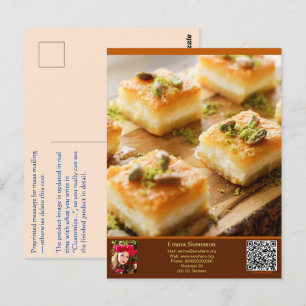 Vykort — Connect, Food Postcard