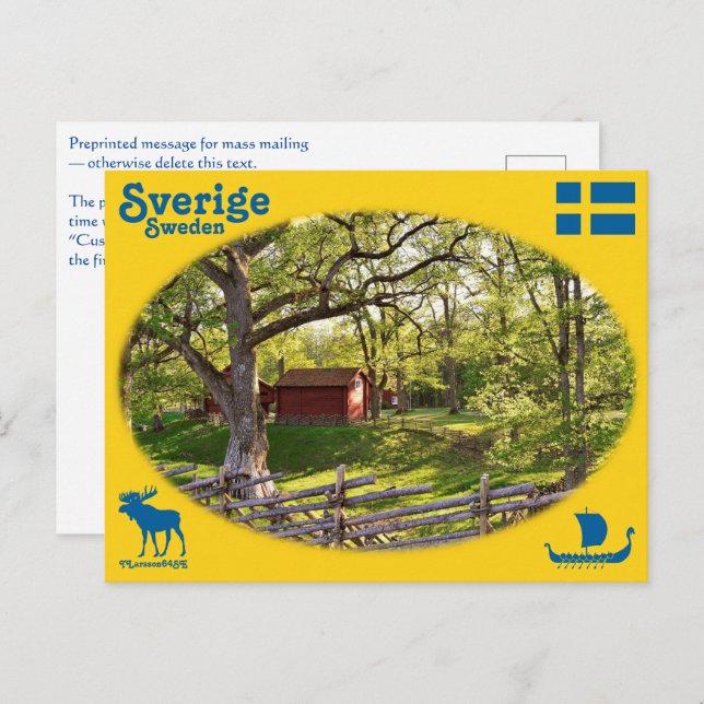 Vykort — Sverige Postcard (Front/Back)