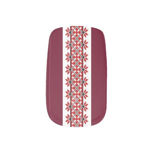 Vyshyvanka Embroidery Minx Nail Art