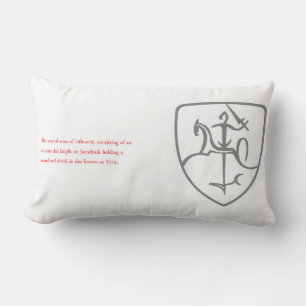 Vytis Coat of arms of Lithuania Throw Pillow