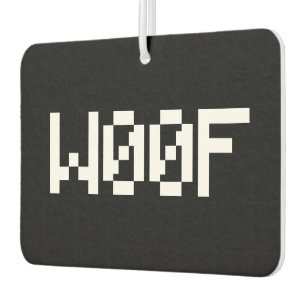 W00F [Leetspeak Animal Sounds] Air Freshener